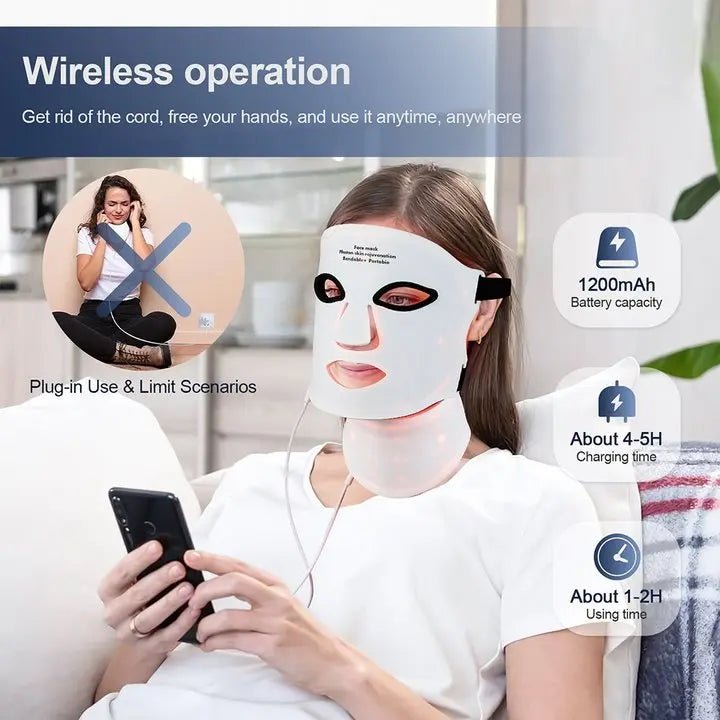 RadiantGlow LED Therapy Mask™ - Pure Bliss Beauty