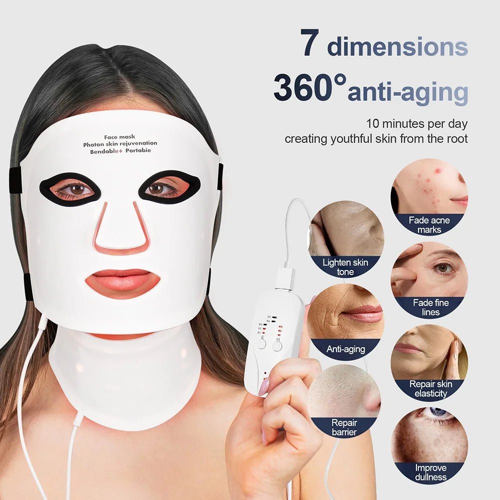RadiantGlow LED Therapy Mask™ - Pure Bliss Beauty